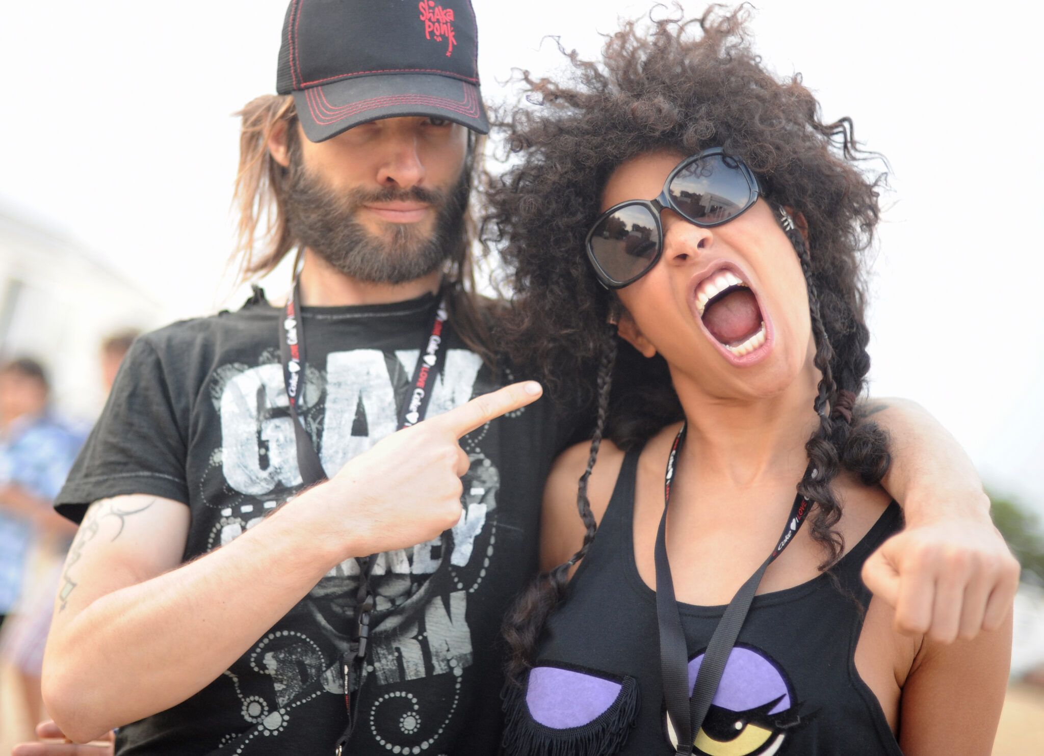 Frah Shaka Ponk et sa femme